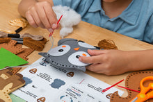 Load image into Gallery viewer, WOODLAND ANIMAL SEWING KIT