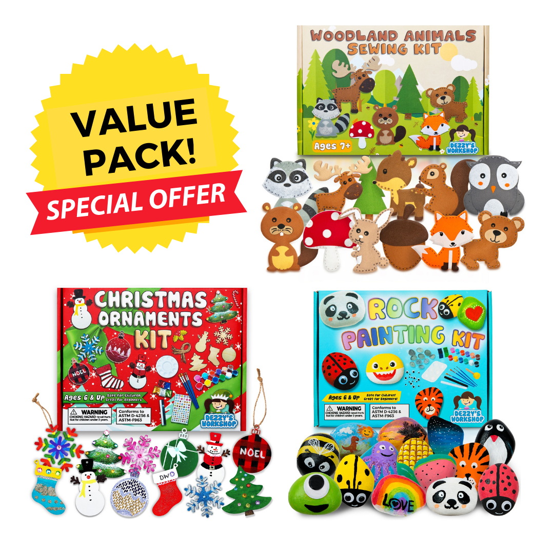 VALUE PACK - 3 IN 1 DELUXE CRAFT KITS